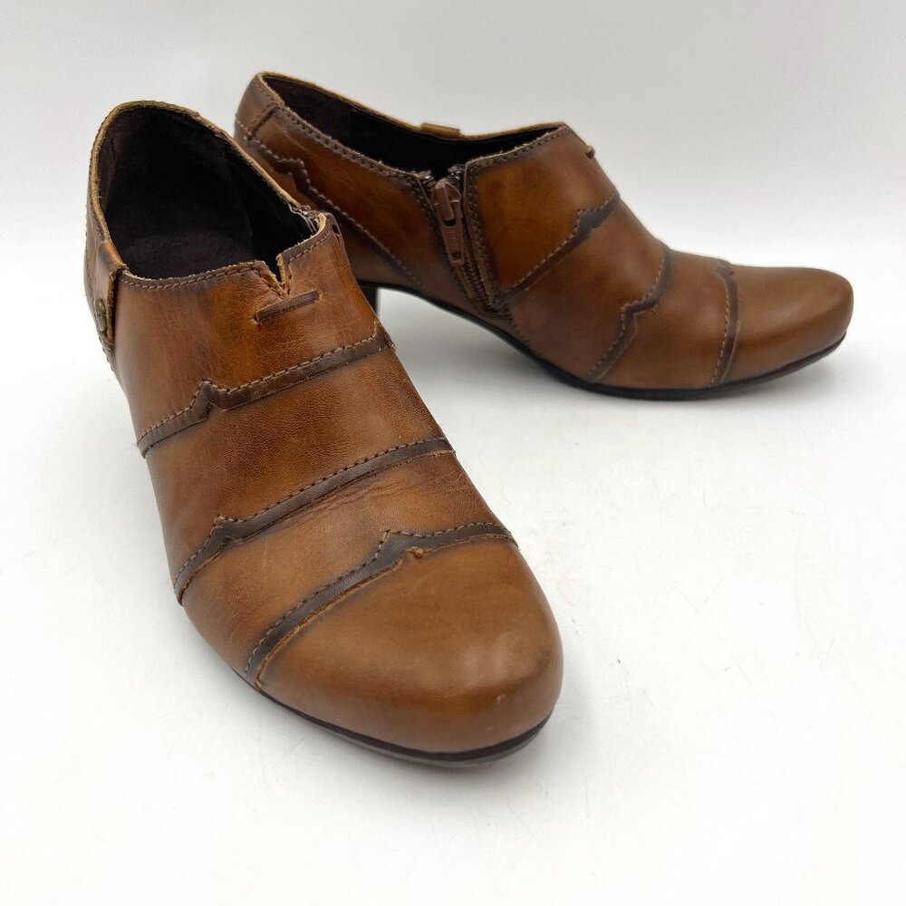 Pikolinos Brown Leather Ankle Booties Shooties Size 36 (US 5.5)